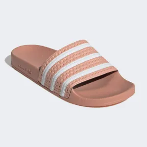 Adidas Adilette Classic Stripe Slides (Ambient Blush/Summit White)(H03201)