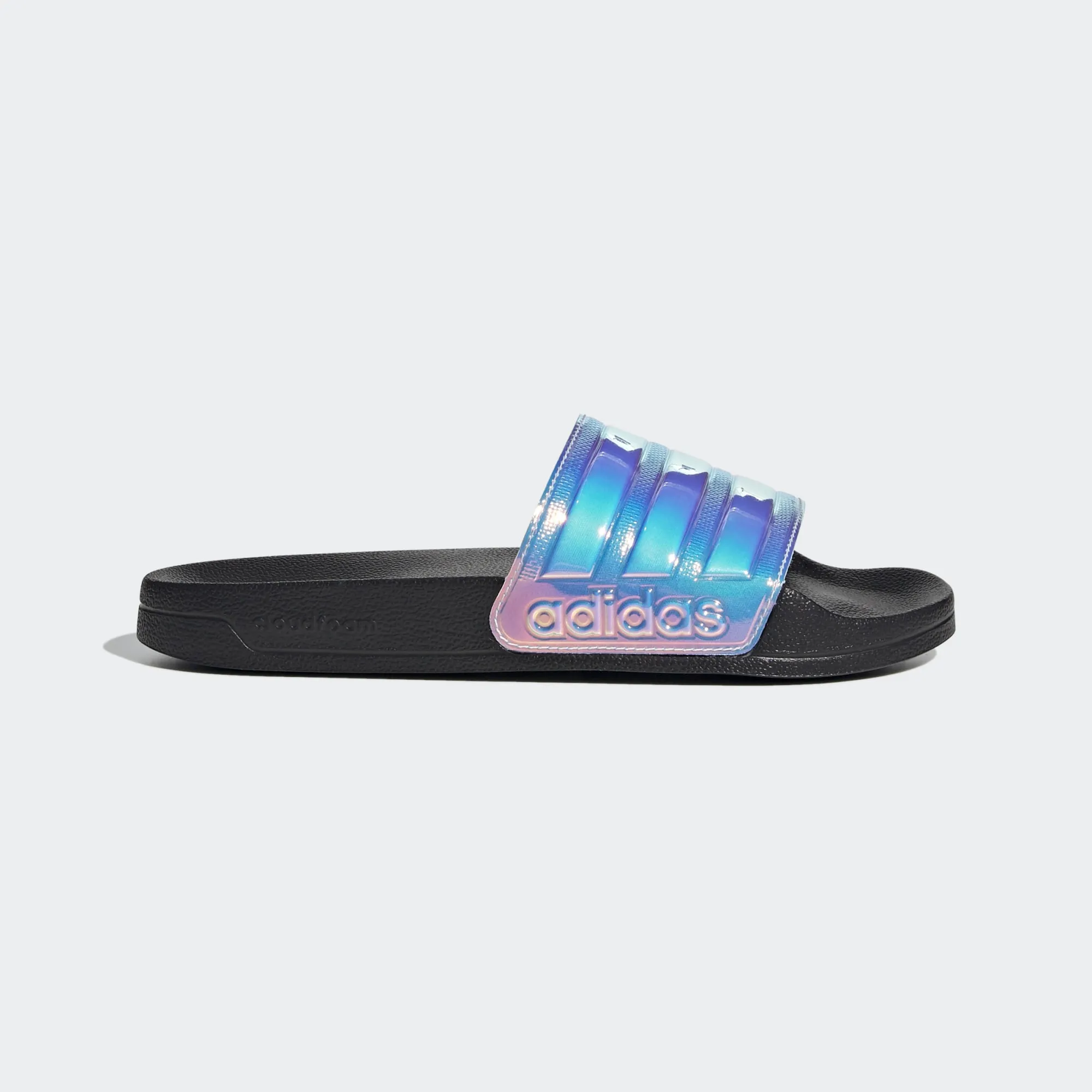Adidas Adilette Shower "Iridescent" Stripe Slides (FY8178)