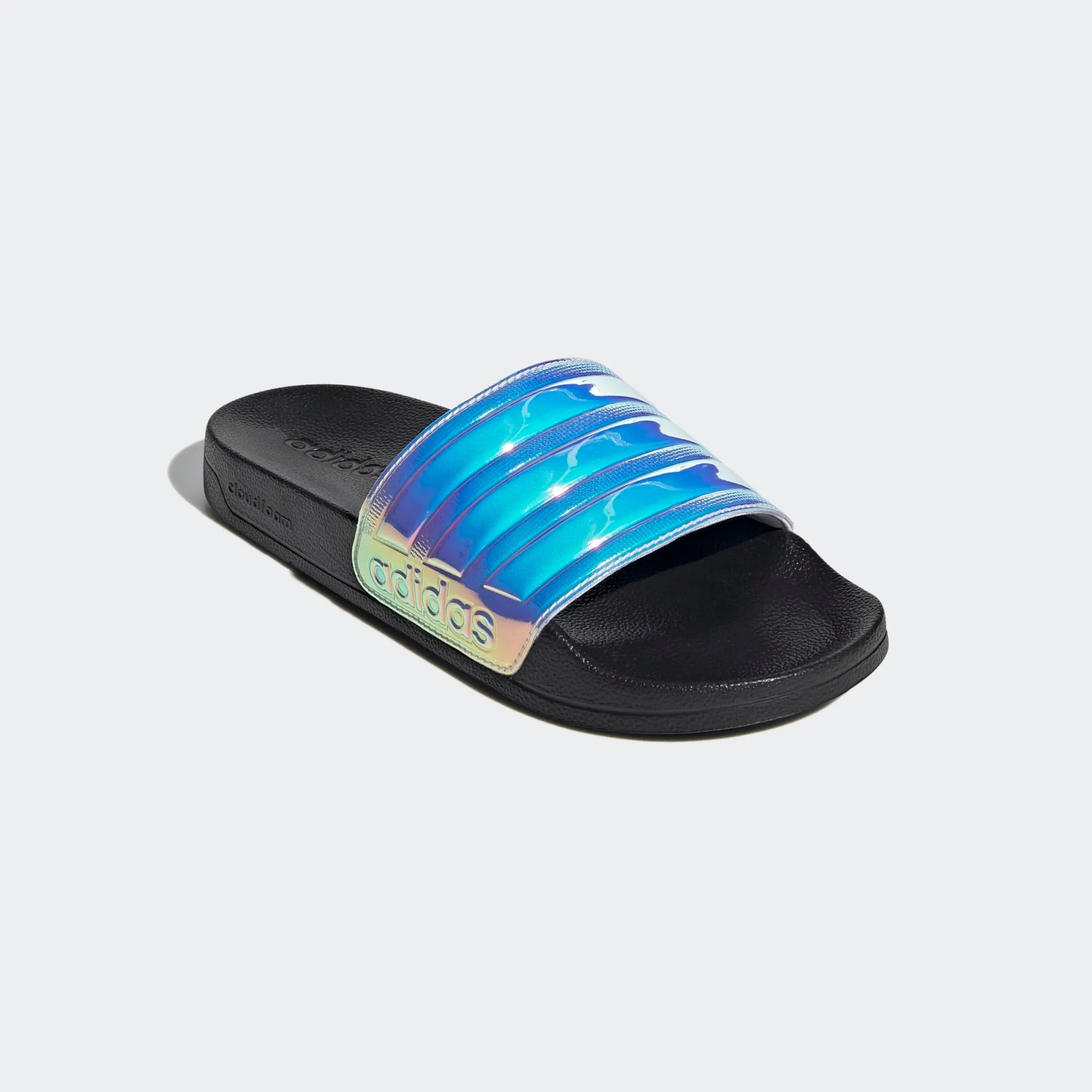 Adidas Adilette Shower "Iridescent" Stripe Slides (FY8178)