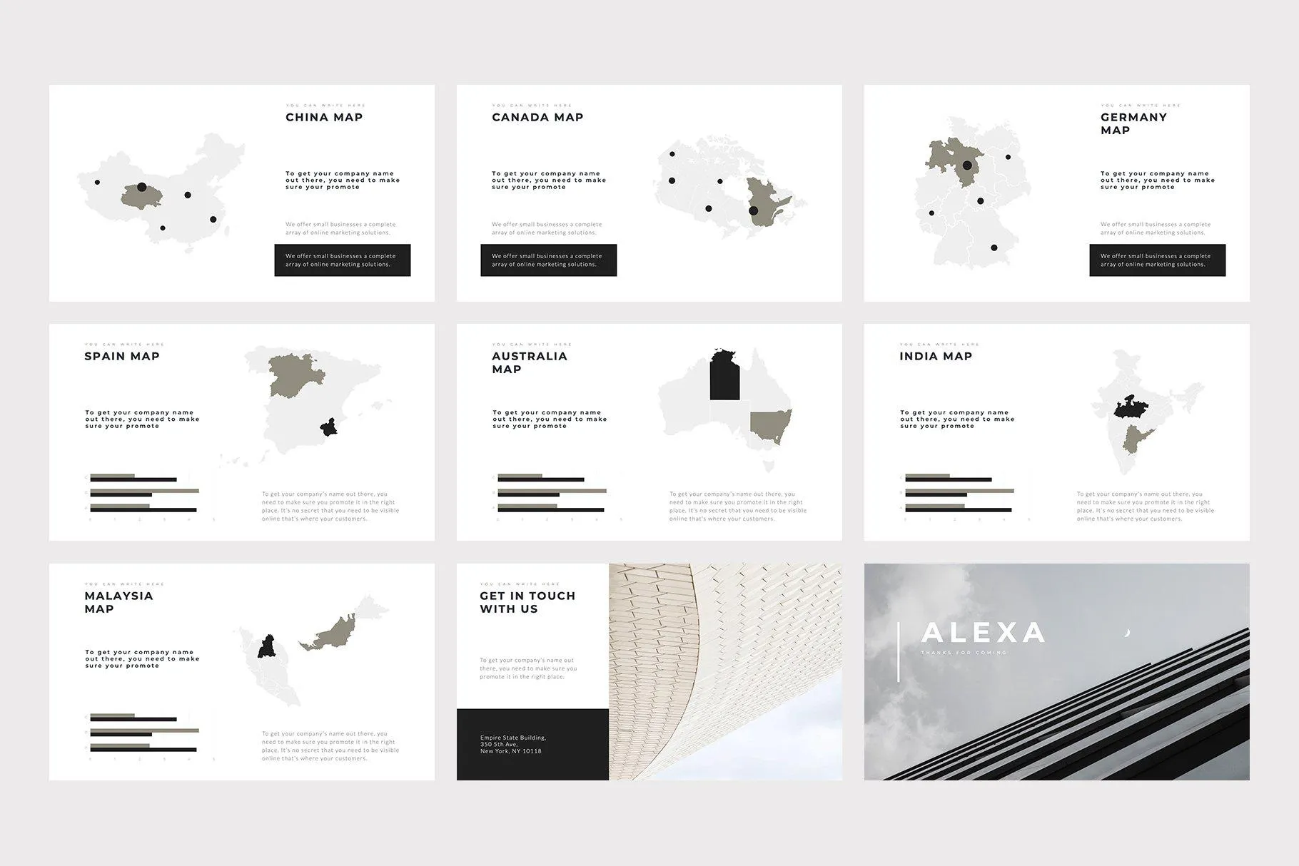 Alexa Minimal PowerPoint Template
