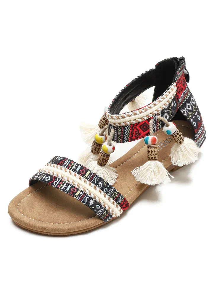 Bohemian Wedge Beach Sandals