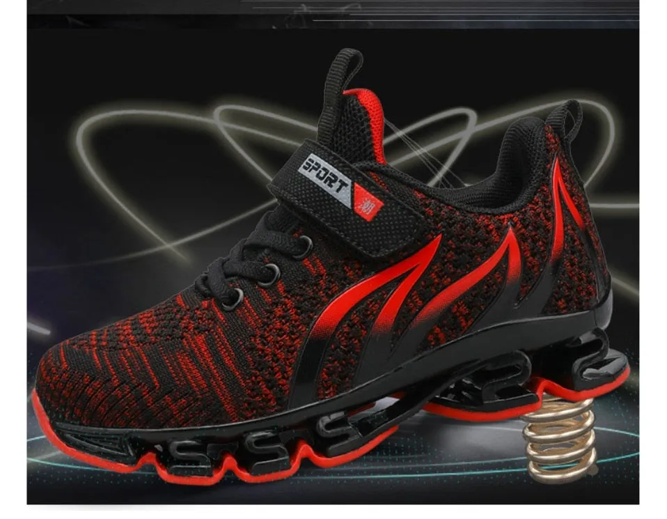 Boys Sports shoes brand fashion sneakers for big kids mesh shoes