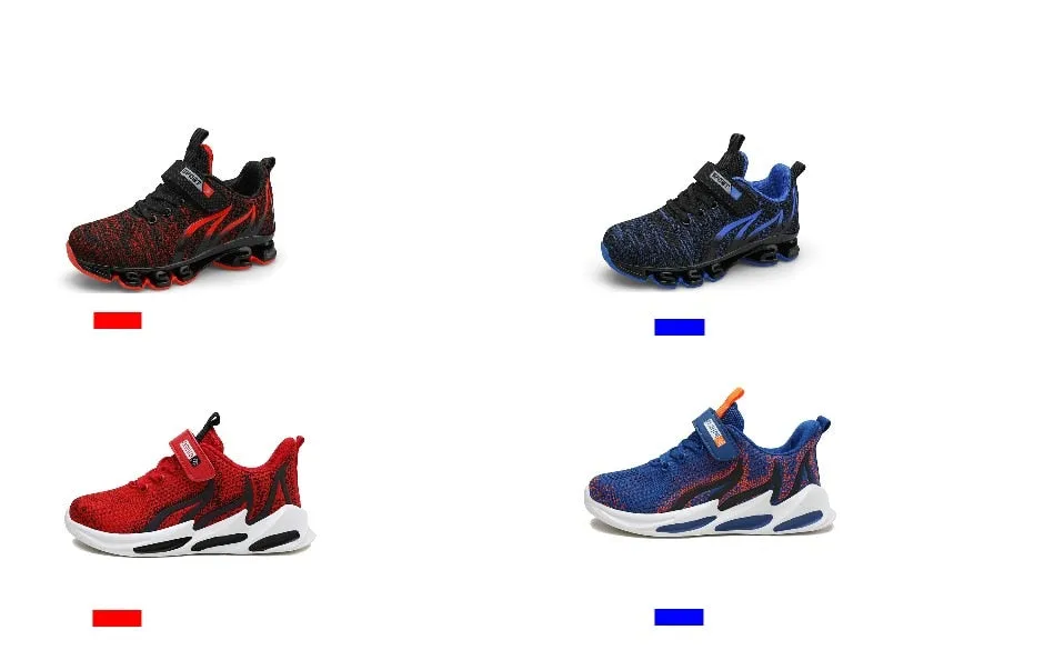 Boys Sports shoes brand fashion sneakers for big kids mesh shoes