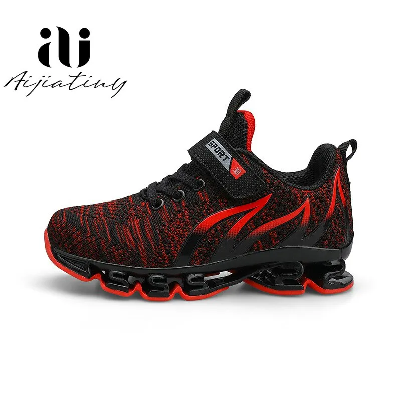 Boys Sports shoes brand fashion sneakers for big kids mesh shoes