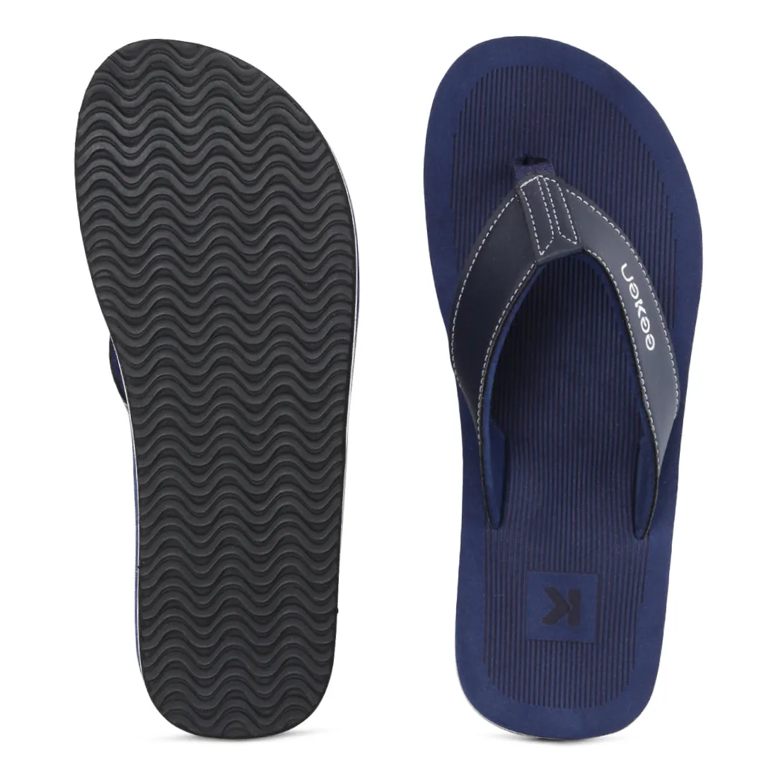 Eeken EFBGO2405S Navy Lightweight Washable Dailywear Durable Flip Flops For Men