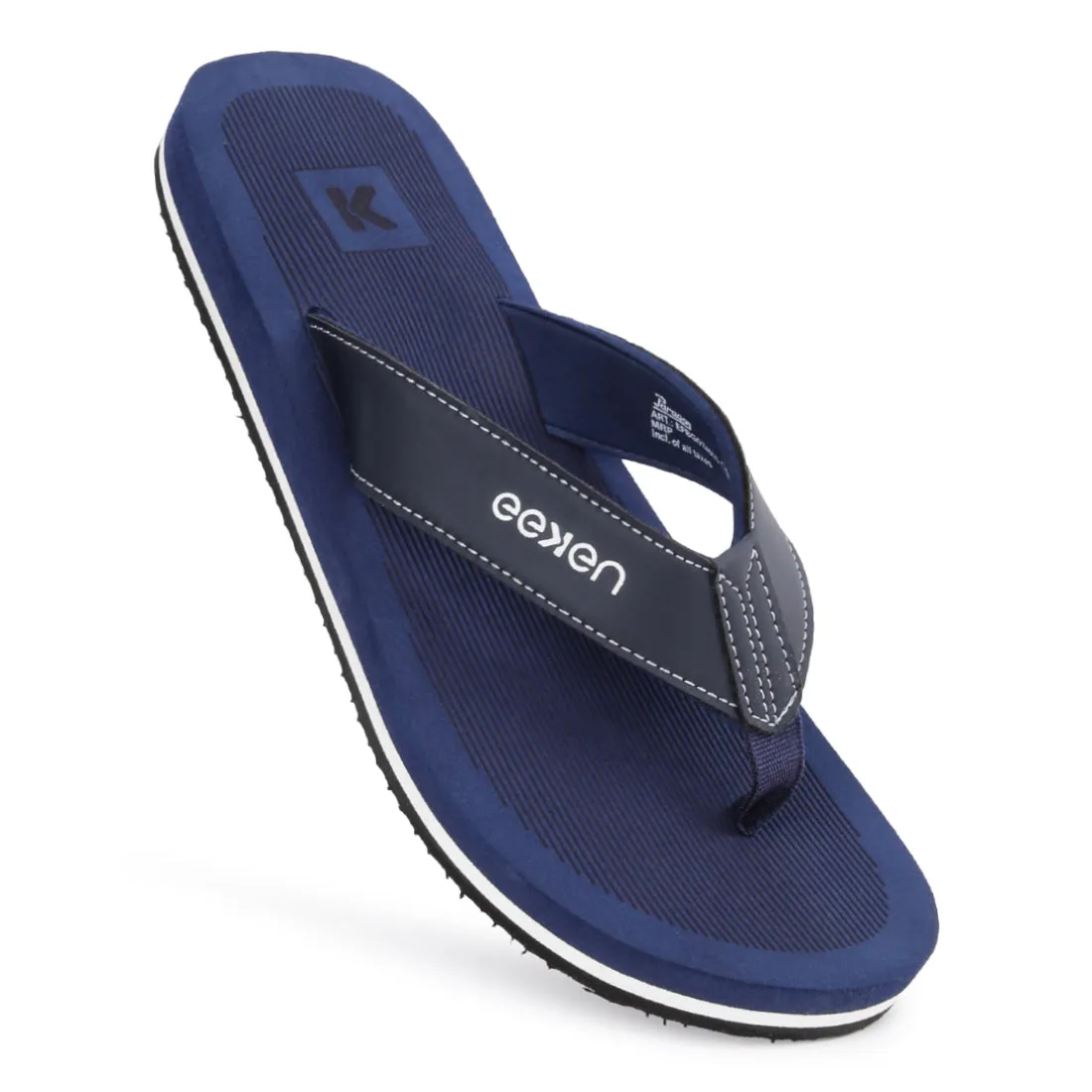 Eeken EFBGO2405S Navy Lightweight Washable Dailywear Durable Flip Flops For Men
