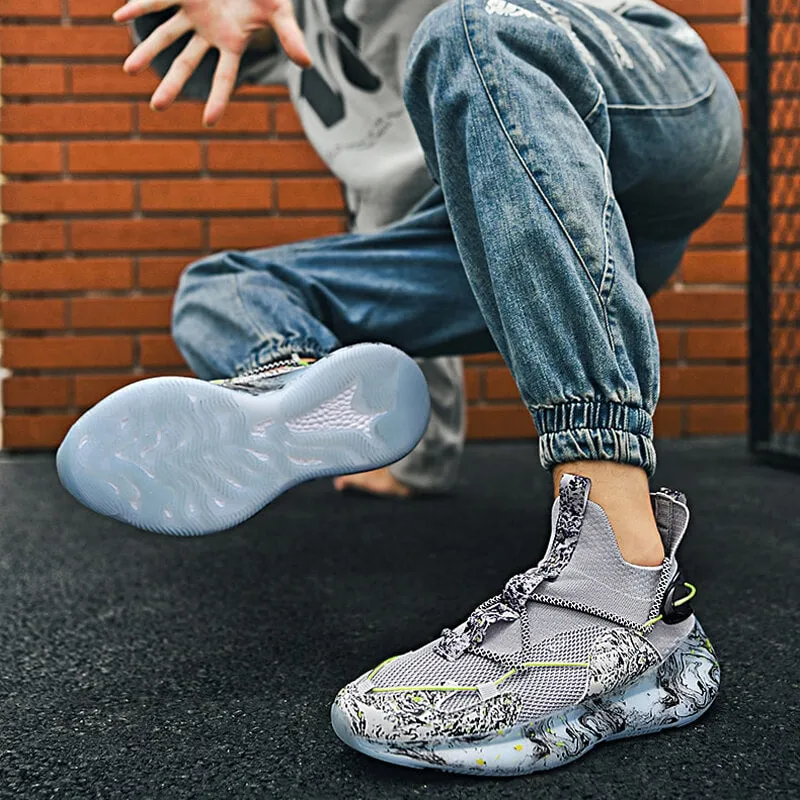 INFINIT Blaze Spectre breathable high top sneakers