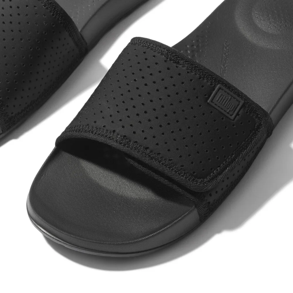 IQUSHION Men's Adjustable Water-resistant Perf Neoprene Pool Slides