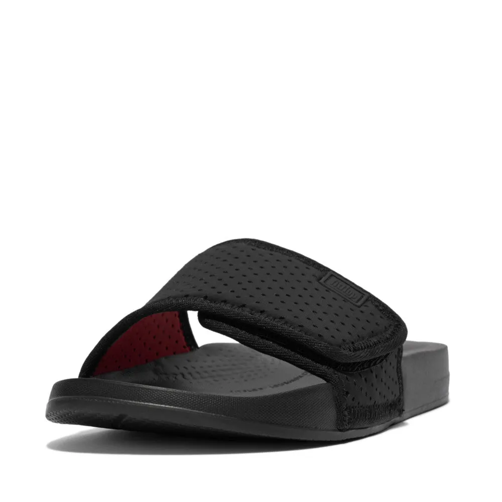 IQUSHION Men's Adjustable Water-resistant Perf Neoprene Pool Slides