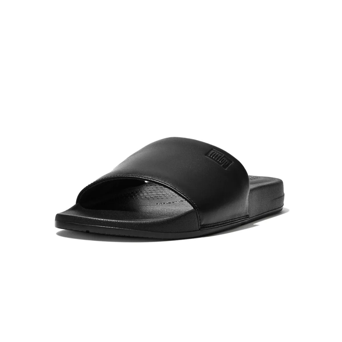 iQUSHION Men's Ergonomic Leather Slides