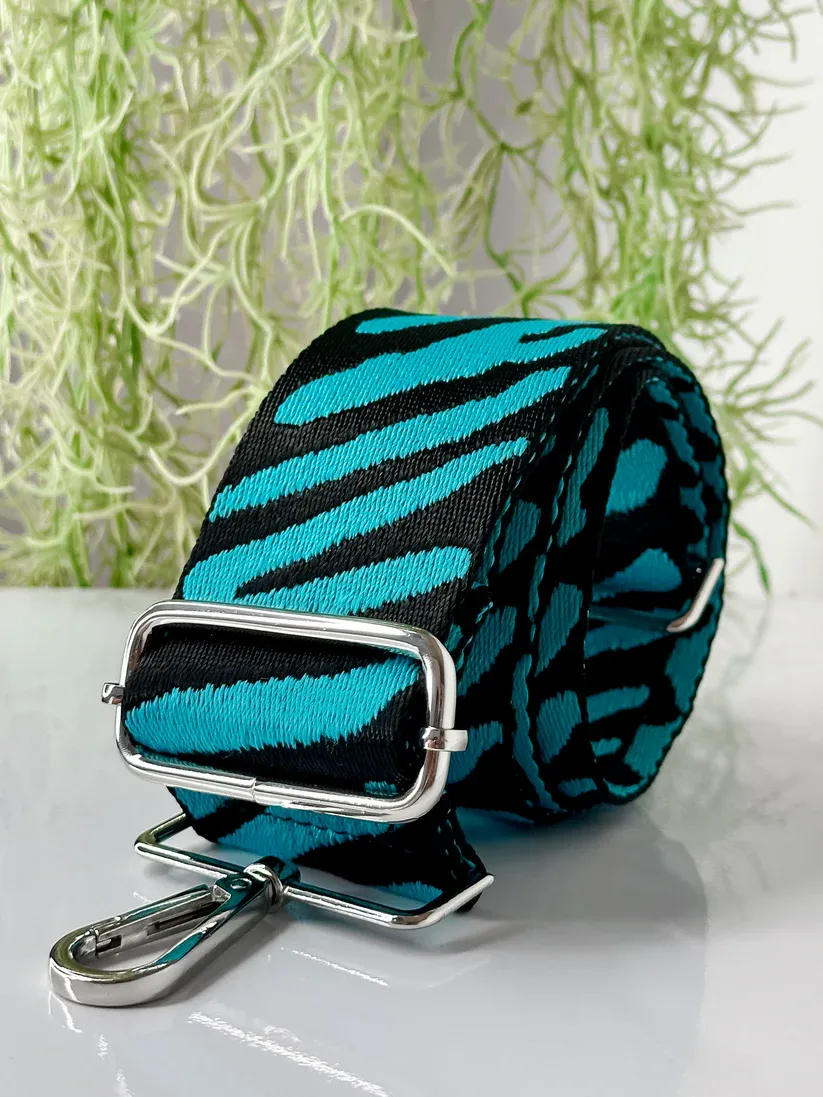 Lemon Tree Diva Bag Strap - Teal Safari