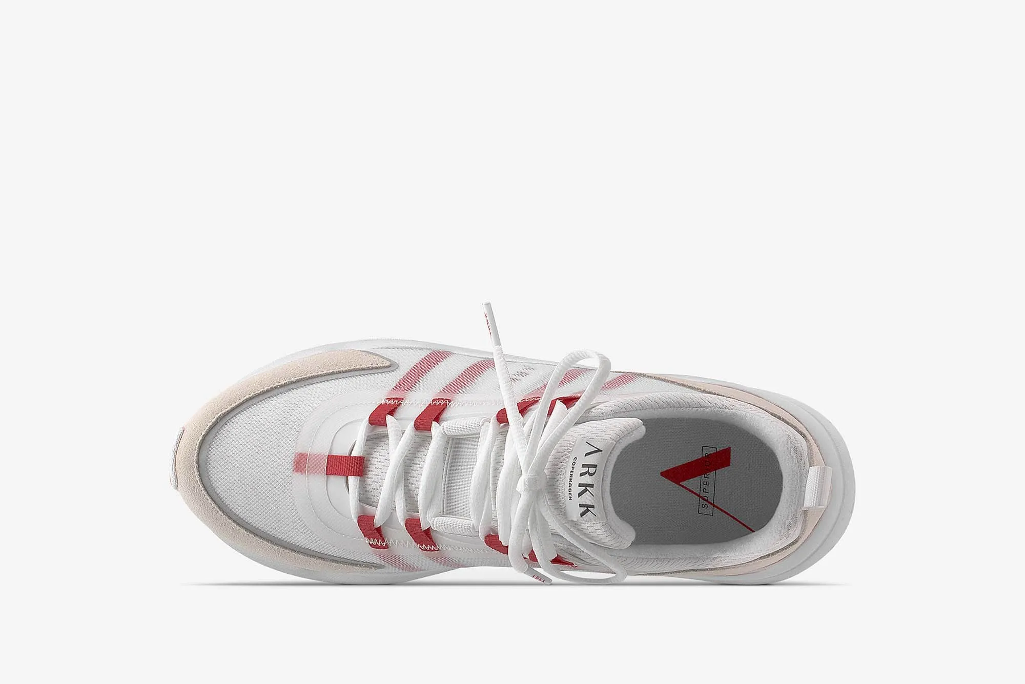 Lyron Mesh F-PRO90 White Vivid Red - Men