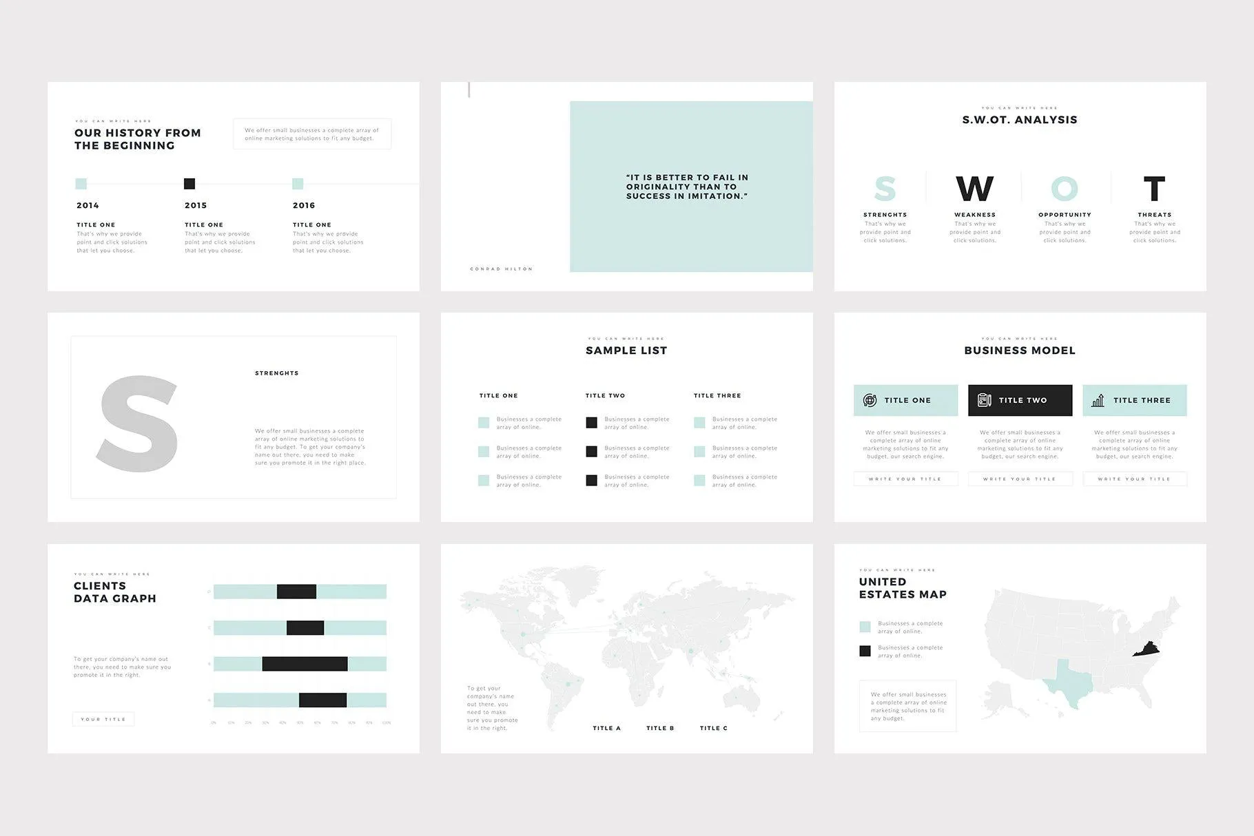 Meiryo Minimalist PowerPoint Template