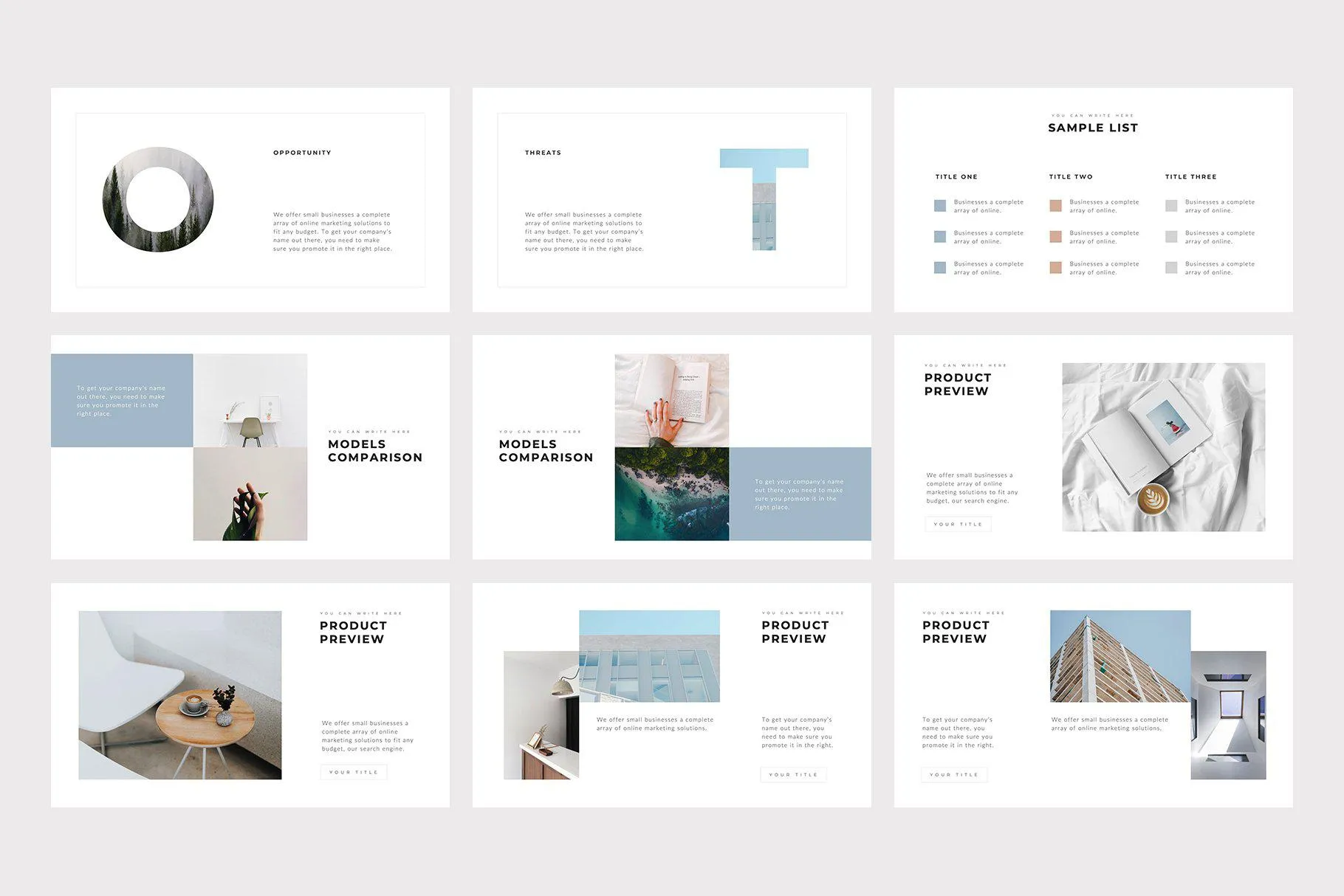 Meiryo Minimalist PowerPoint Template