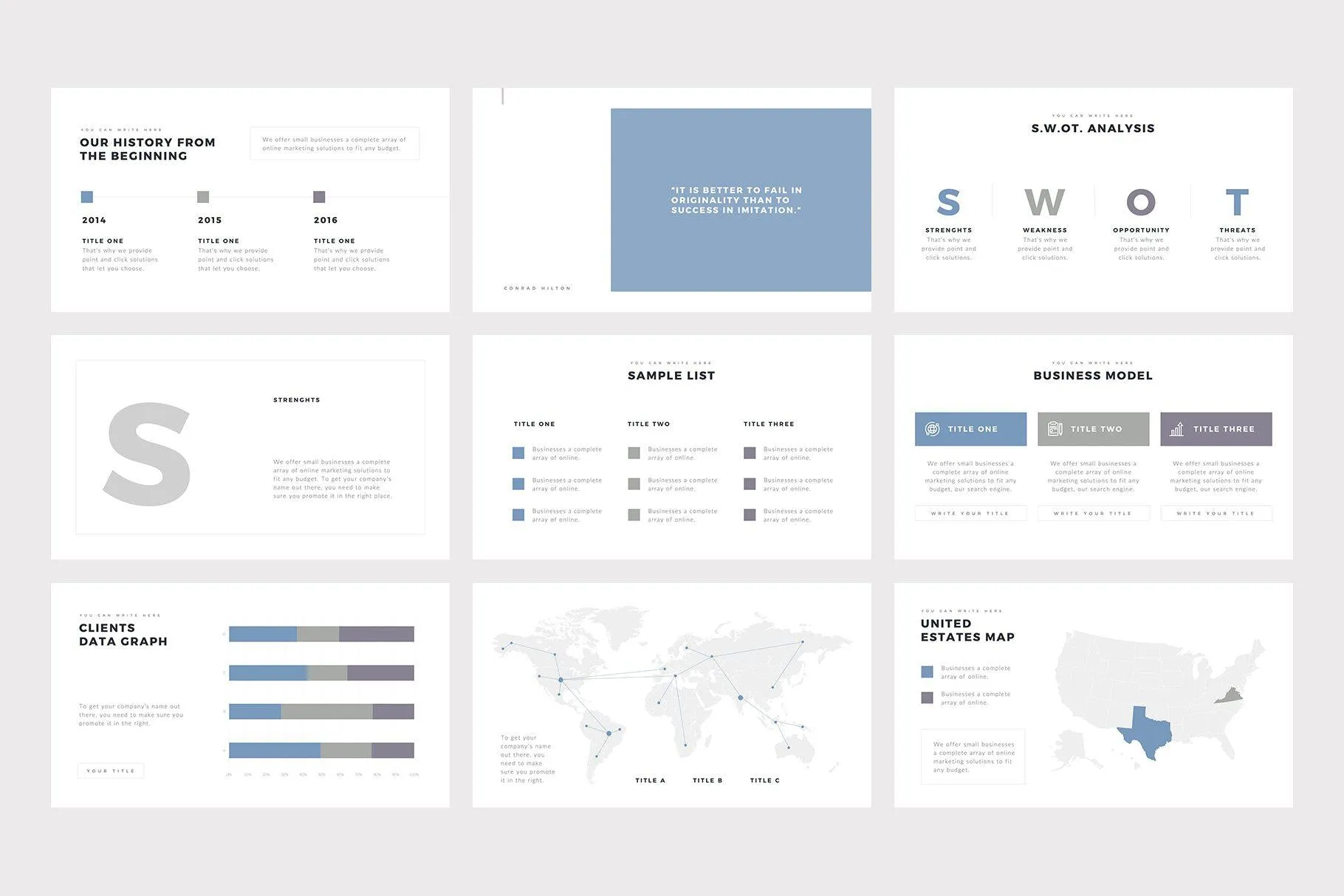 Meiryo Minimalist PowerPoint Template