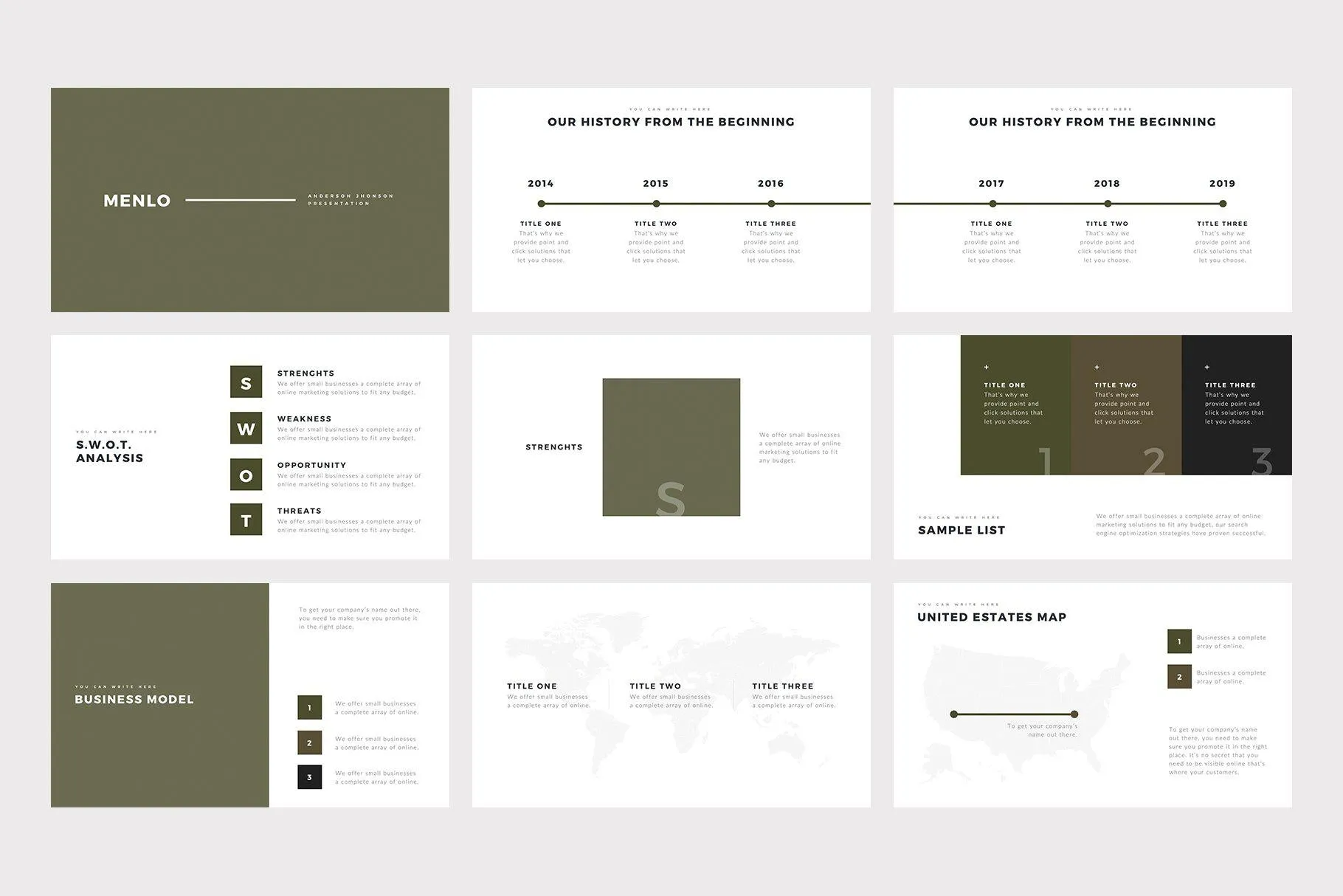 Menlo PowerPoint Template