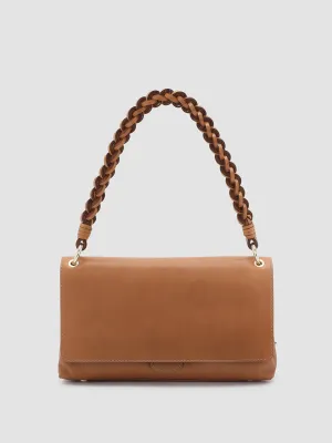 NOLITA WOVEN 212 - Brown Nappa Leather Shoulder Bag