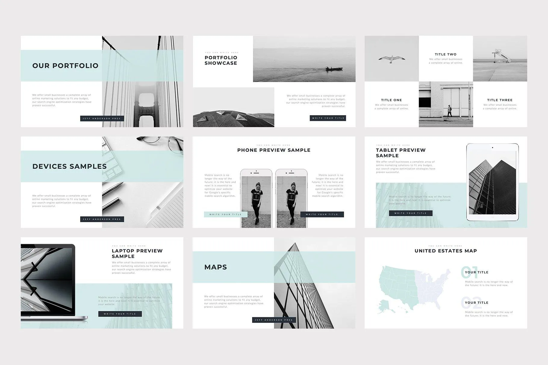 Omma Minimal Keynote Template