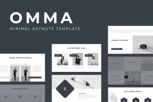 Omma Minimal Keynote Template
