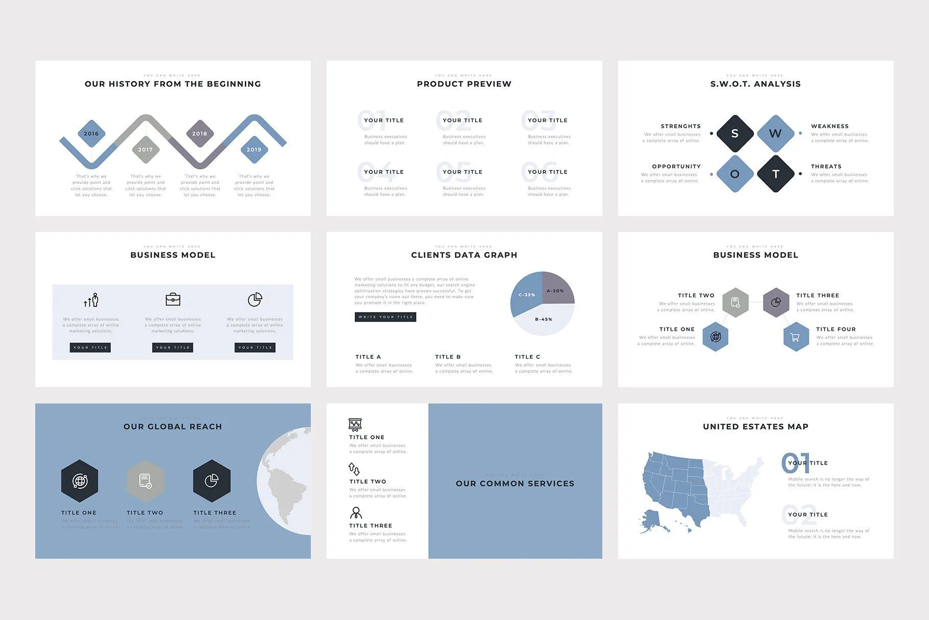 Omma Minimal Keynote Template