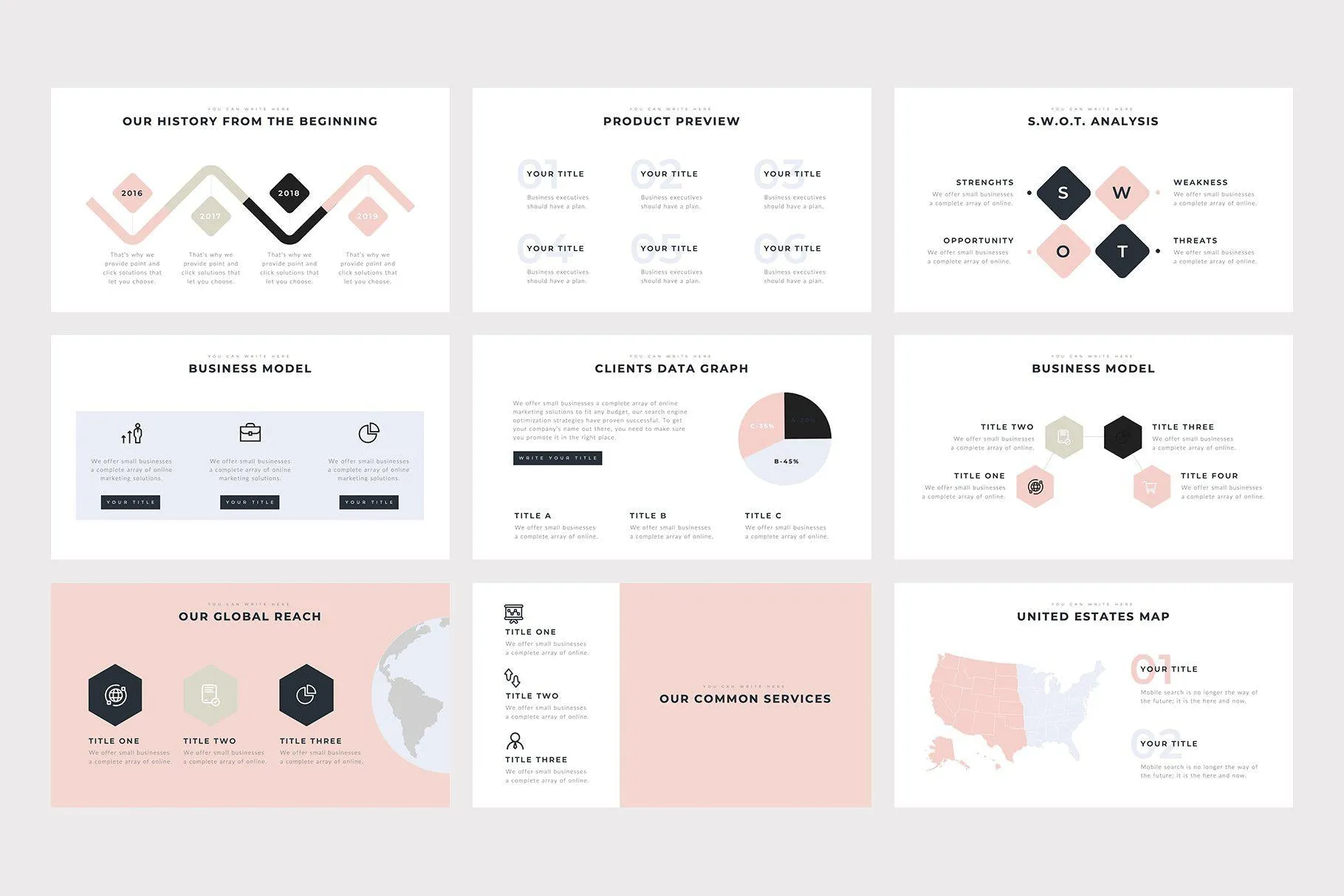 Omma Minimal Keynote Template