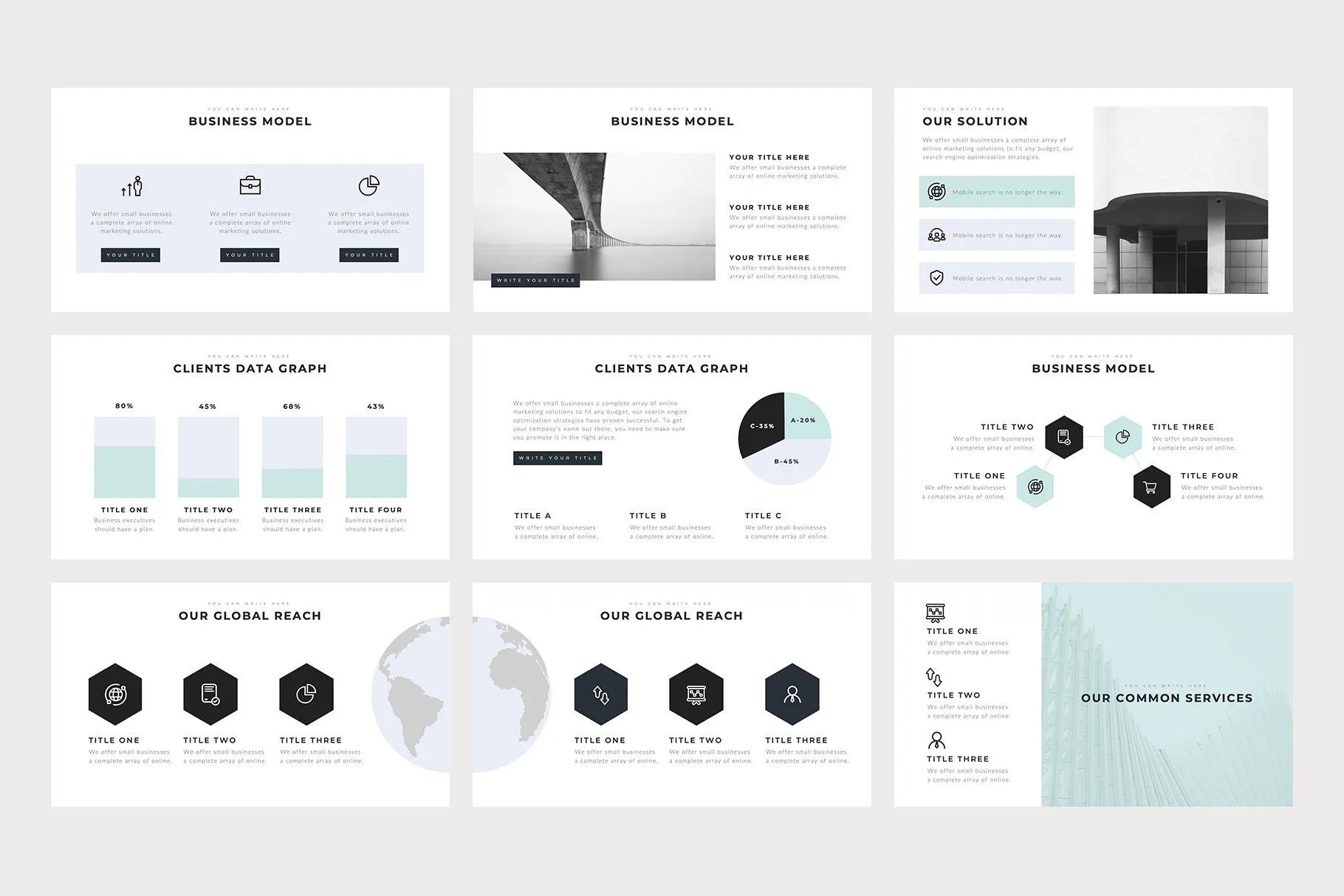 Omma Minimal Keynote Template