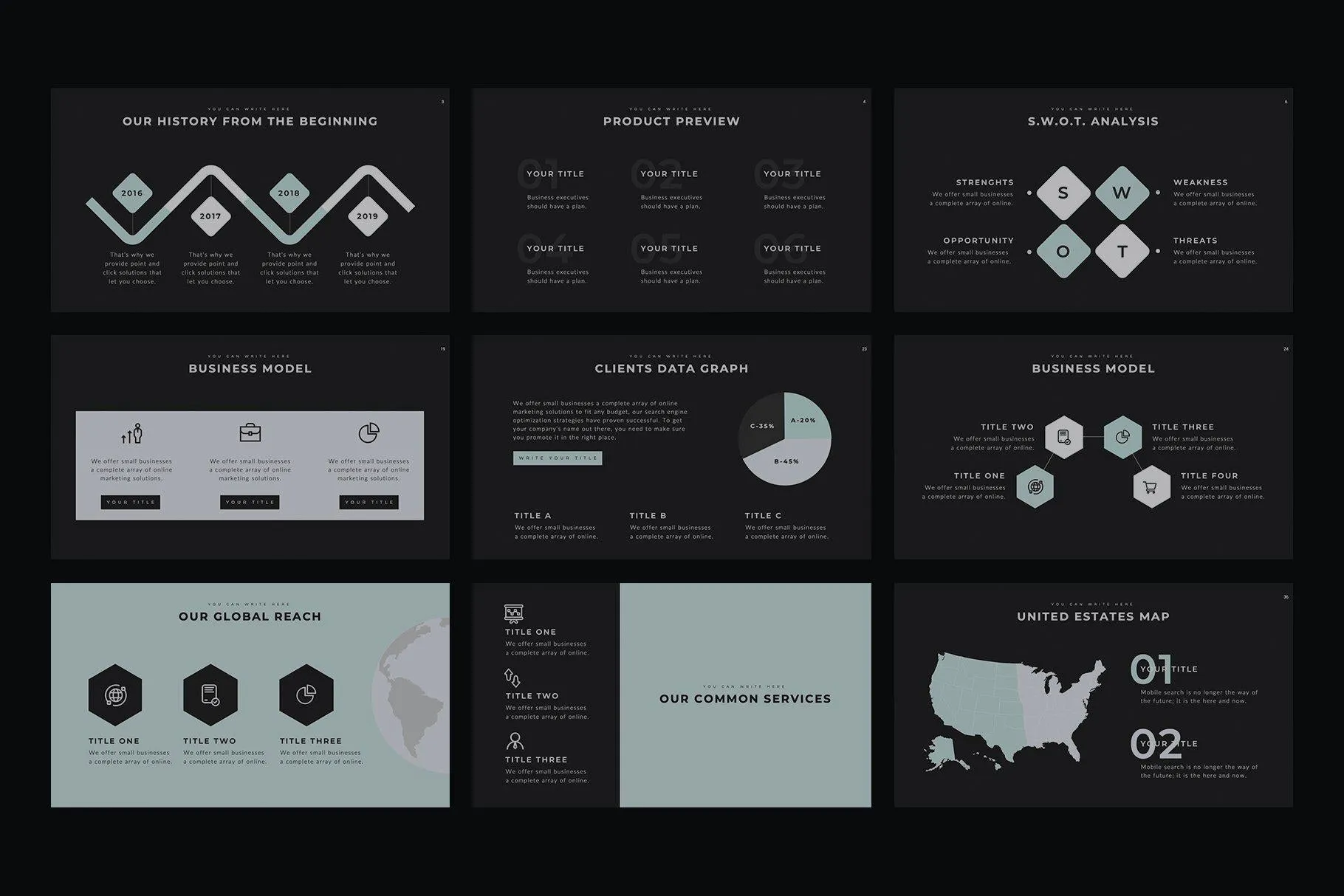 Omma Minimal Keynote Template