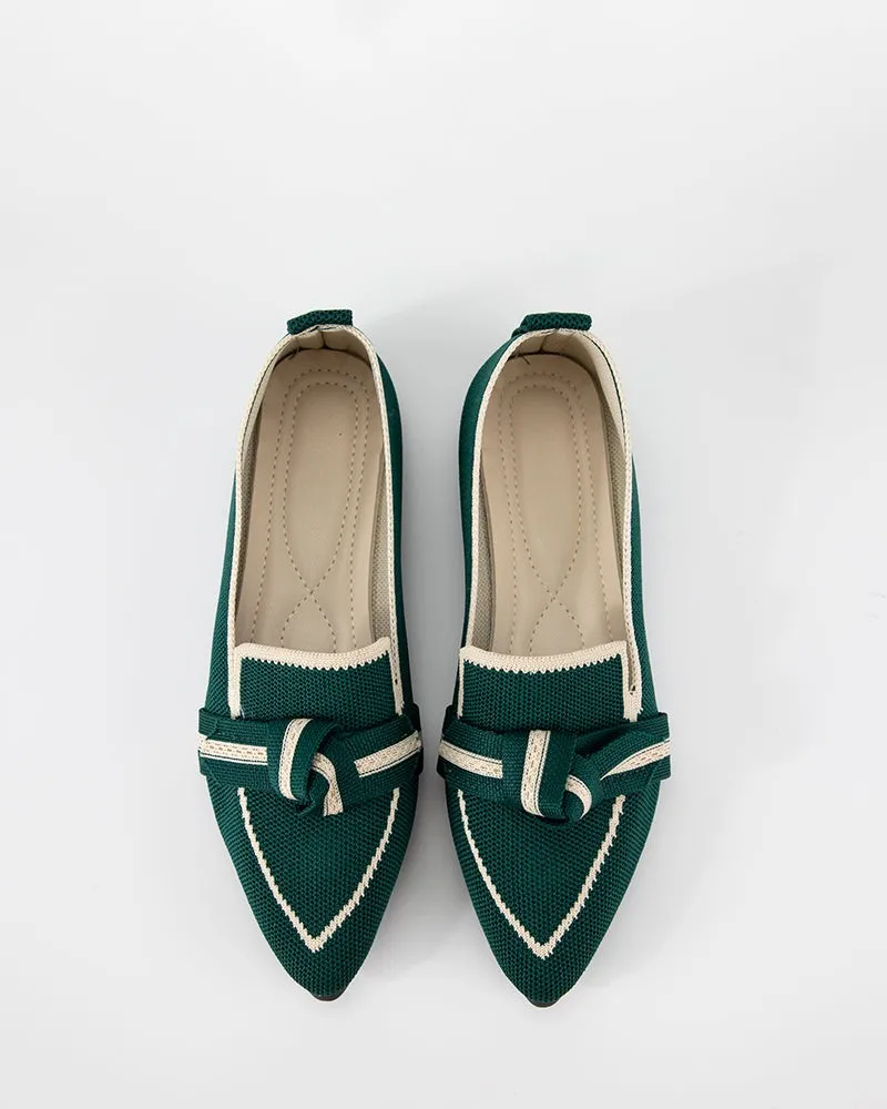 Pointed Toe Multi-color Ballet Flats (Ethereal)