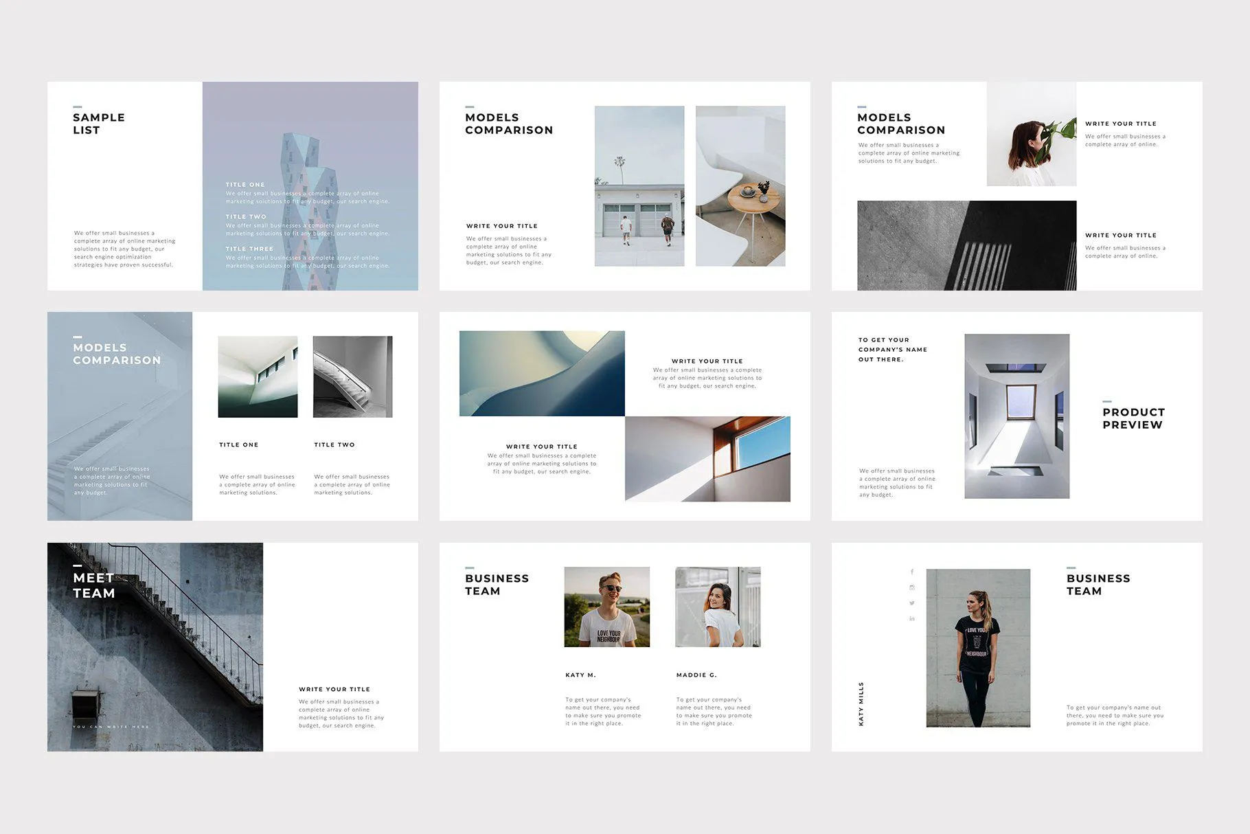 Quattro Minimal Google Slides