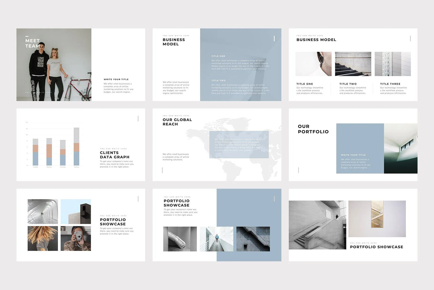 Quattro Minimal Google Slides