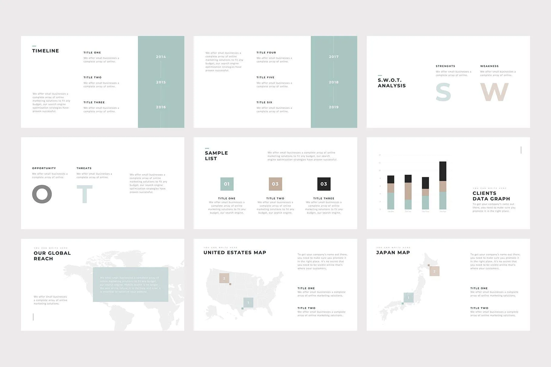 Quattro Minimal Google Slides