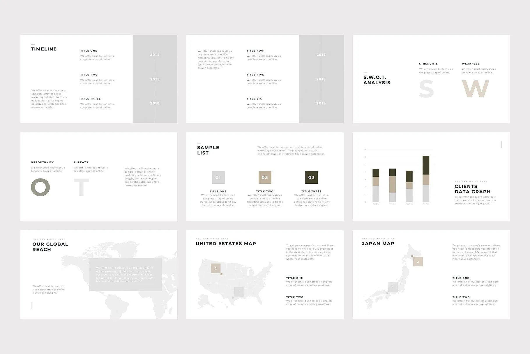 Quattro Minimal Google Slides