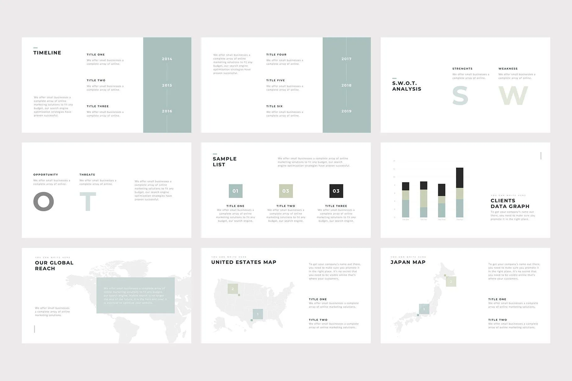 Quattro Minimal Google Slides