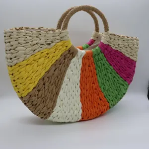Summer Sweet Raffia Straw Bag