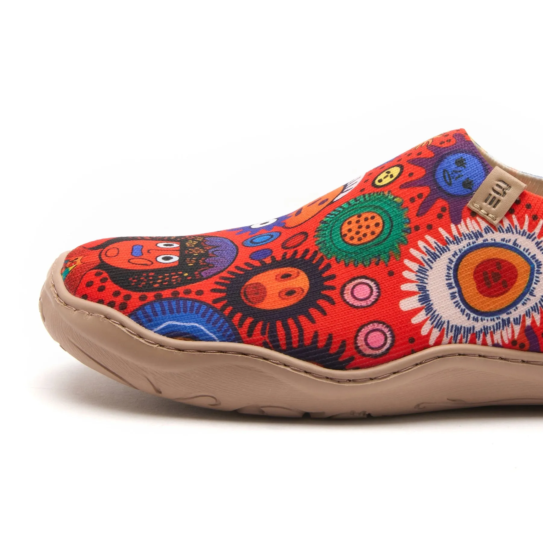 Women's Slip-On Shoes Textured Yarn Designer Painted Sneakers