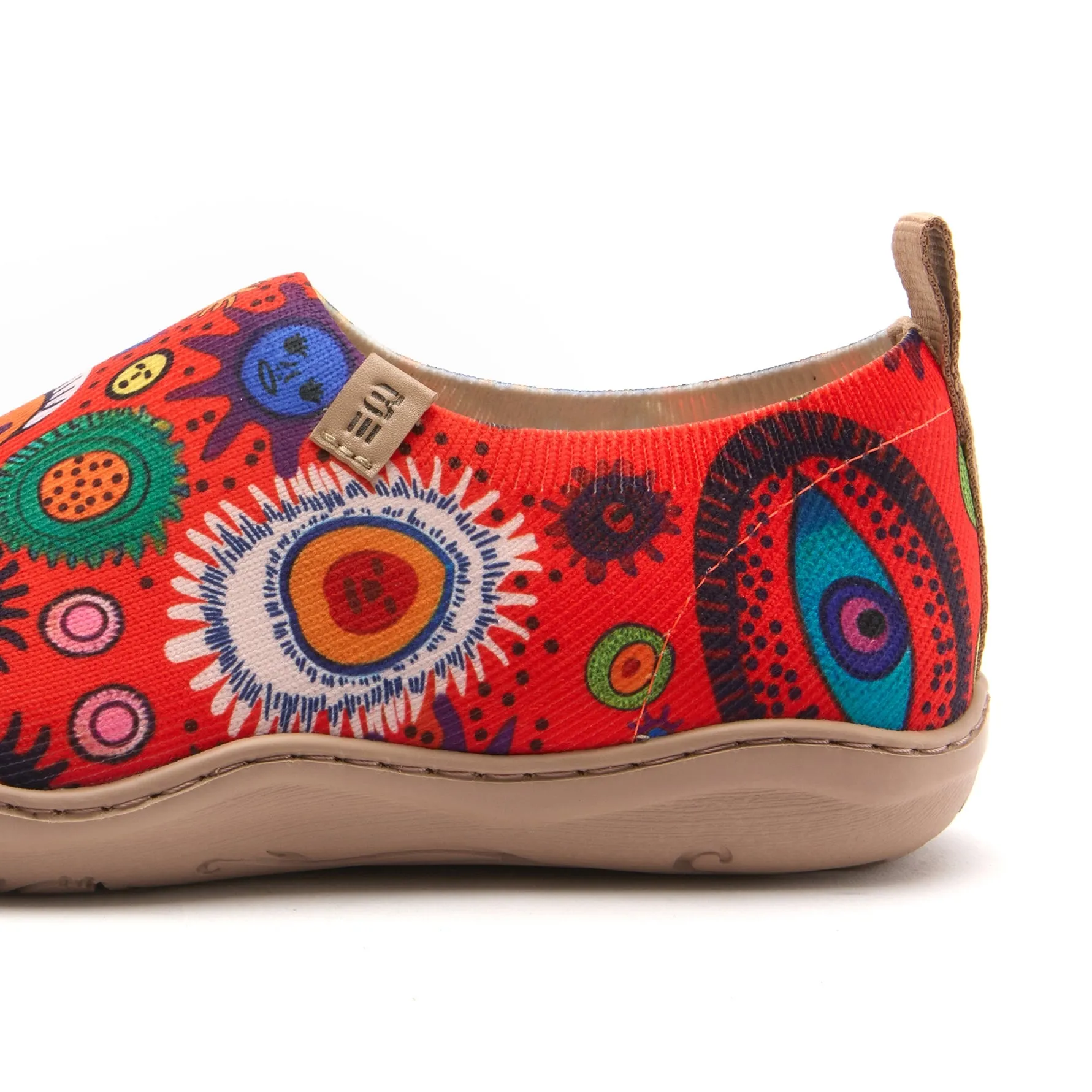 Women's Slip-On Shoes Textured Yarn Designer Painted Sneakers
