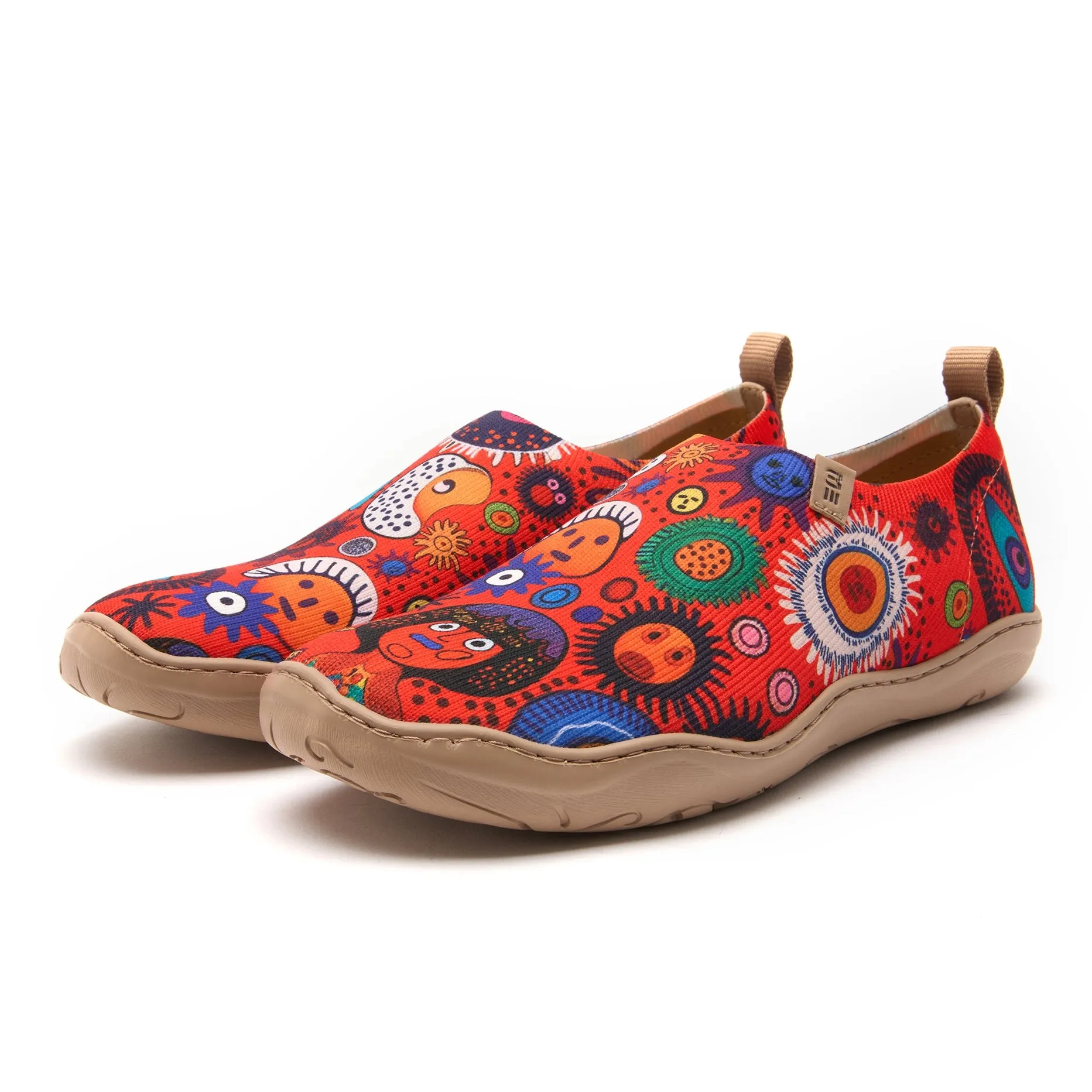 Women's Slip-On Shoes Textured Yarn Designer Painted Sneakers